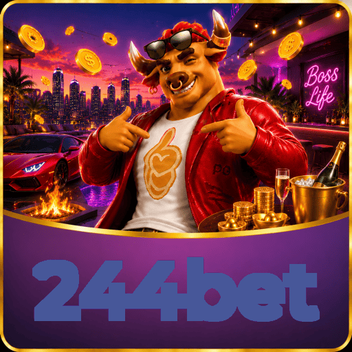 244bet Download Speed Test Logo - Teste de Velocidade Certificado